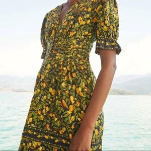 Farm rio star fruit mini dress